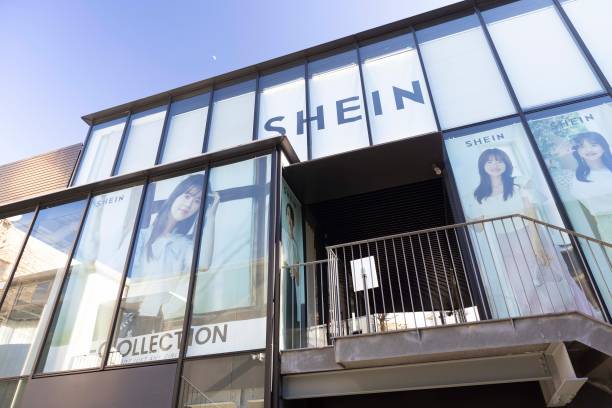 TOKYO, JAPAN - 2024/02/16: The exterior view of Shien store, a Chinese-Singaporean fast fashion online retailer. Shein is a Chinese-Singaporean fast fashion retailer. Founded in Nanjing, China, in October 2008 as ZZKKO by entrepreneur Chris Xu, Shein grew to become the world's largest fashion retailer as of 2022. (Photo by Stanislav Kogiku/SOPA Images/LightRocket via Getty Images)
